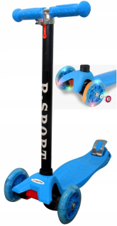 Trojkolesový skúter R-Sport H1 Blue